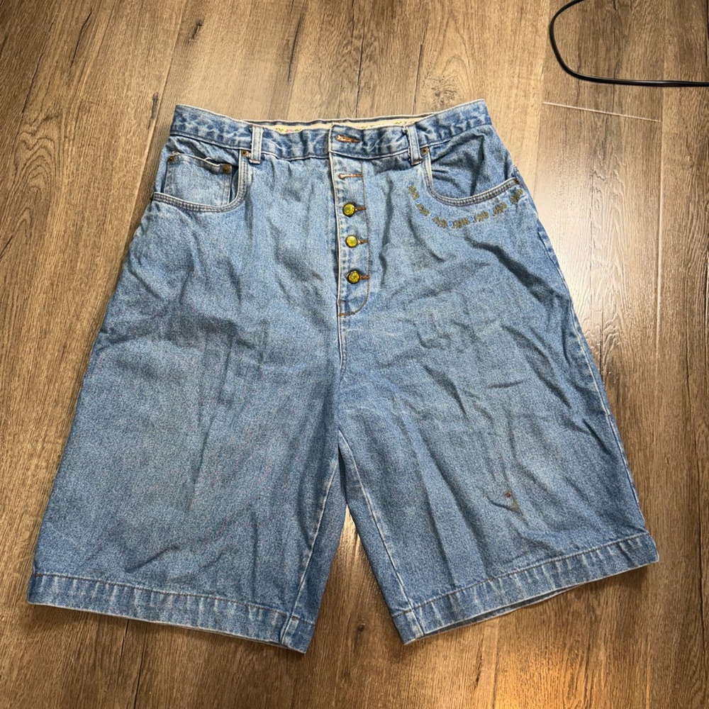 Blue Denim Shorts